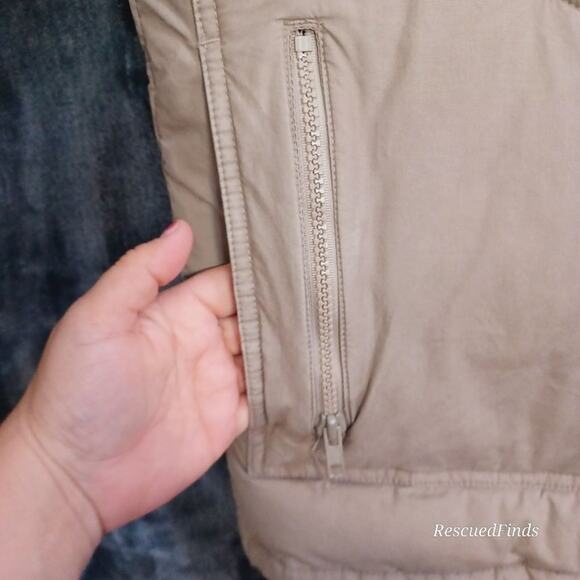 Pacific Trail Tan Puffer Jacket Medium - Picture 3 of 14